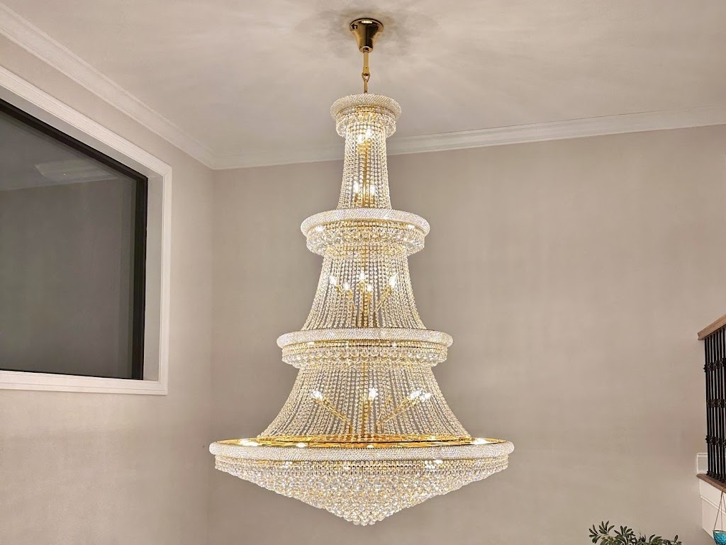 3 tier chandelier — Spartan Home Pros, Livingston, NJ