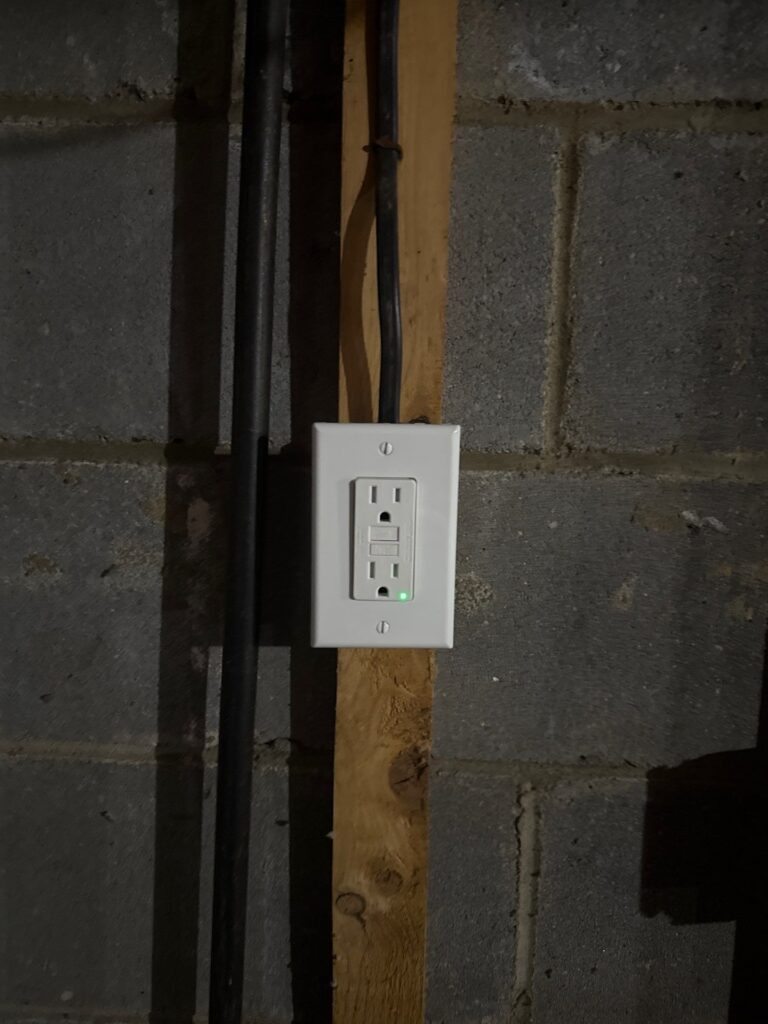 Basement GFCI Outlet Installation — Spartan Home Pros, Central New Jersey