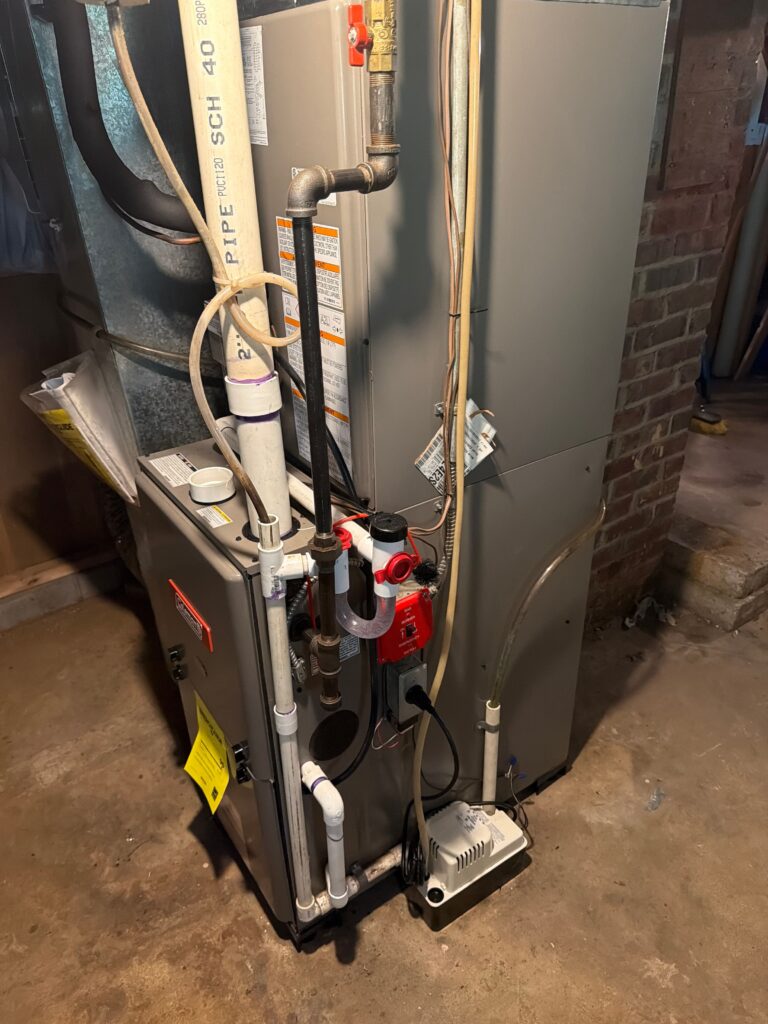 Coleman gas furnace in basement — Spartan Home Pros, Mini Split Installation, NJ