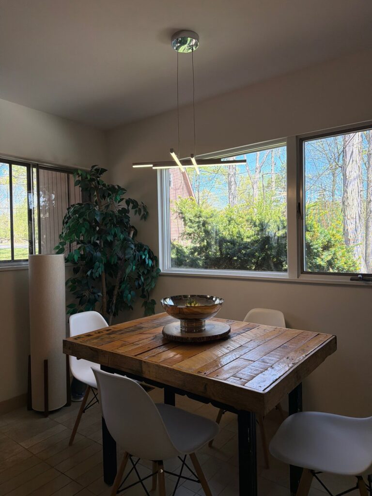 Dining Room Pendant Light Upgrade — Spartan Home Pros, Central New Jersey
