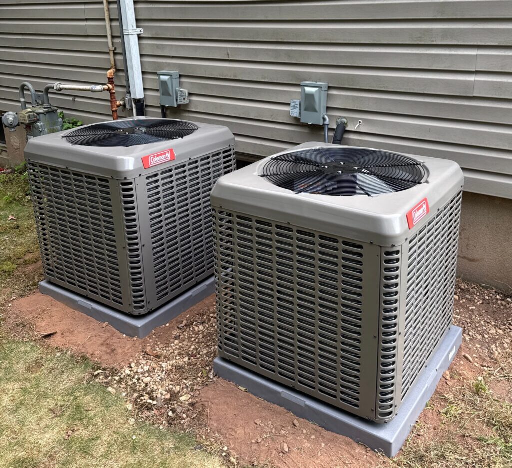 Dual HVAC Condenser Unit Install coleman — Spartan Home Pros, Central New Jersey