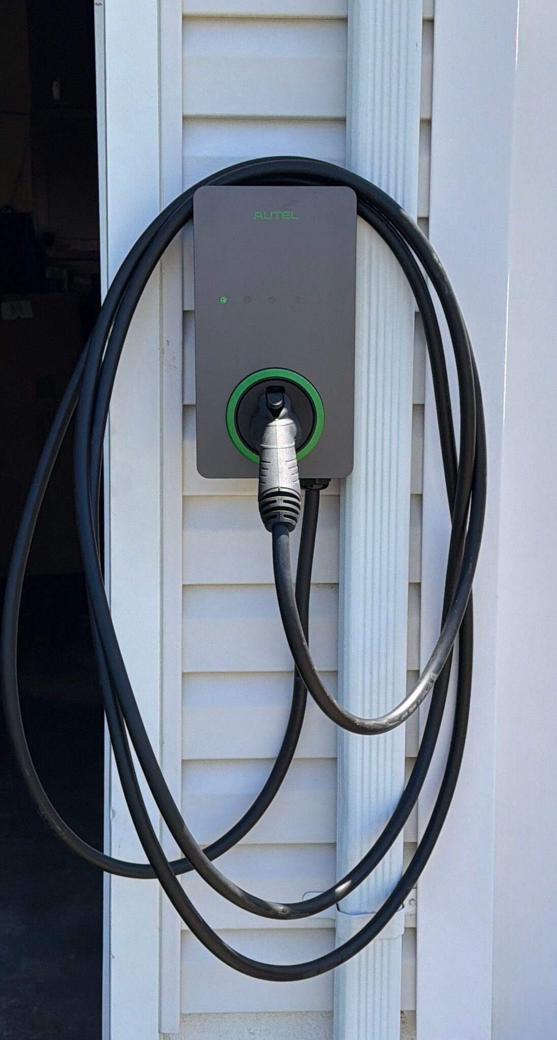 Exterior EV Charger Installation Garage Wall Mount — Spartan Home Pros, Sea Bright, NJ