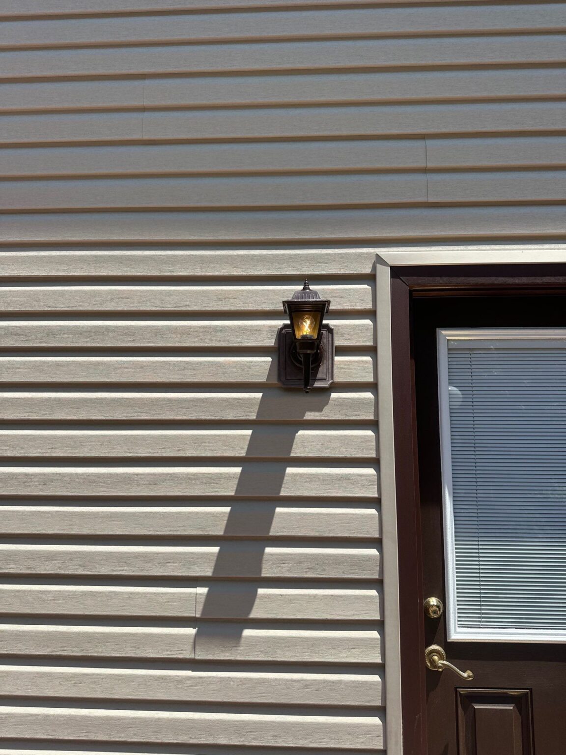 Exterior wall lantern in millstone — Spartan Home Pros, Westfield, NJ