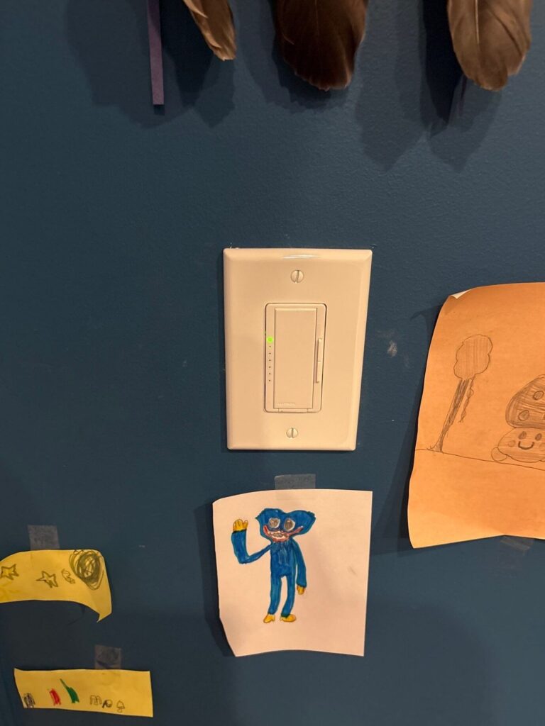 Lutron Maestro smart dimmer switch bedroom — Spartan Home Pros, Central New Jersey