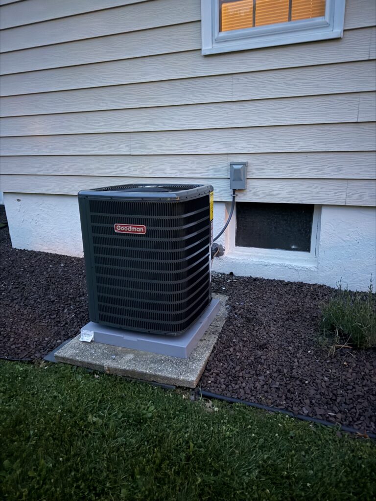 New Goodman AC Condenser Install — Spartan Home Pros, Central New Jersey