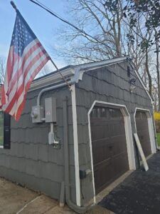 Service Entrance Meter Installation on garage — Spartan Home Pros, Cranford, NJ