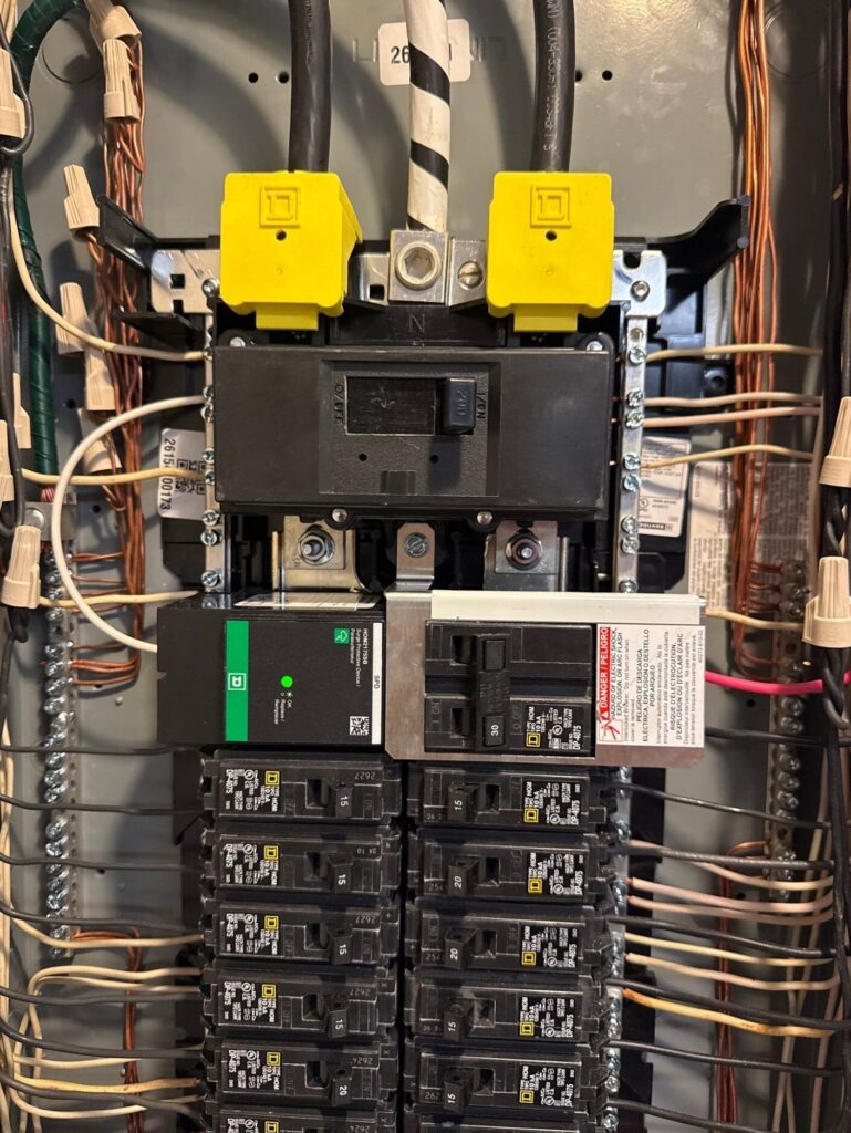 Panel upgrade with whole-home surge protector in Middletown, NJ