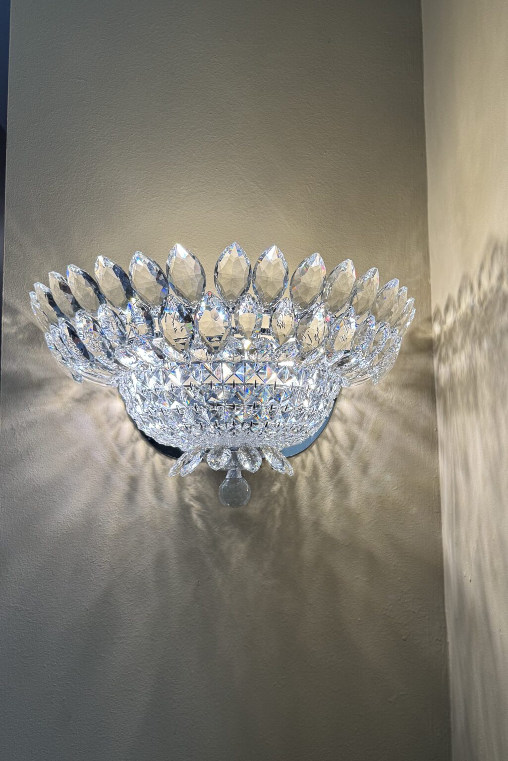 Crystal Wall Sconce Installation edited scaled — Spartan Home Pros, Central New Jersey