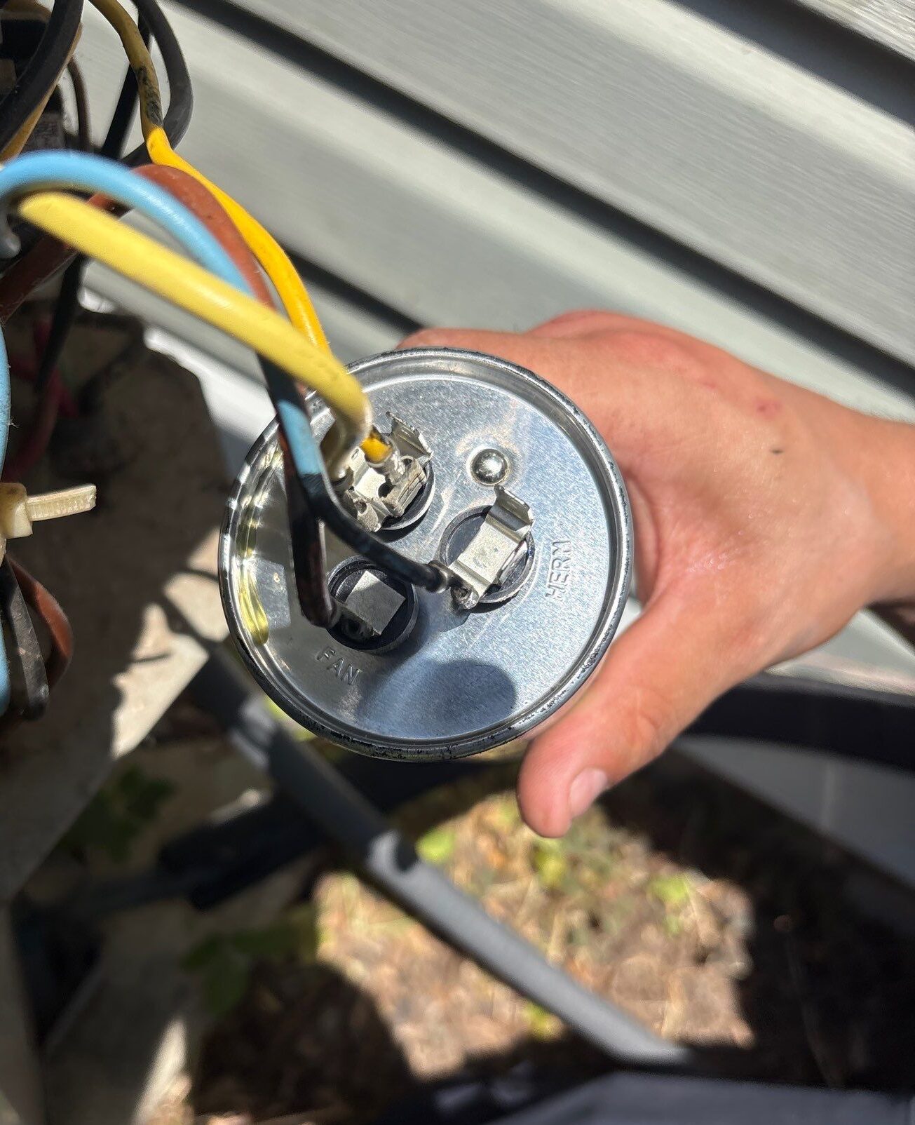 Dual run capacitor — Spartan Home Pros, Central New Jersey