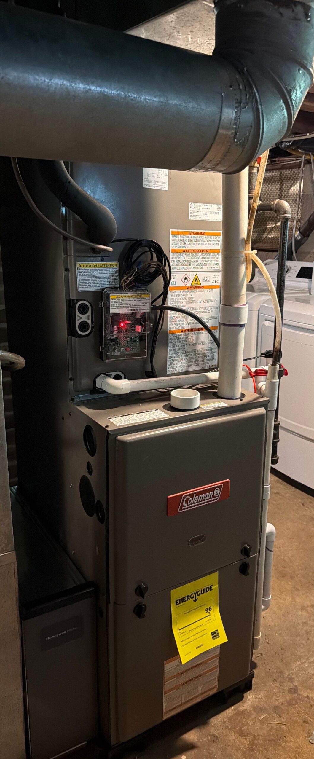 Gas furnace basement edited scaled — Spartan Home Pros, Central New Jersey