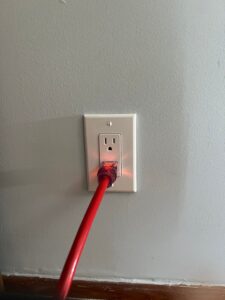 Outlet in office — Spartan Home Pros, Warren, NJ