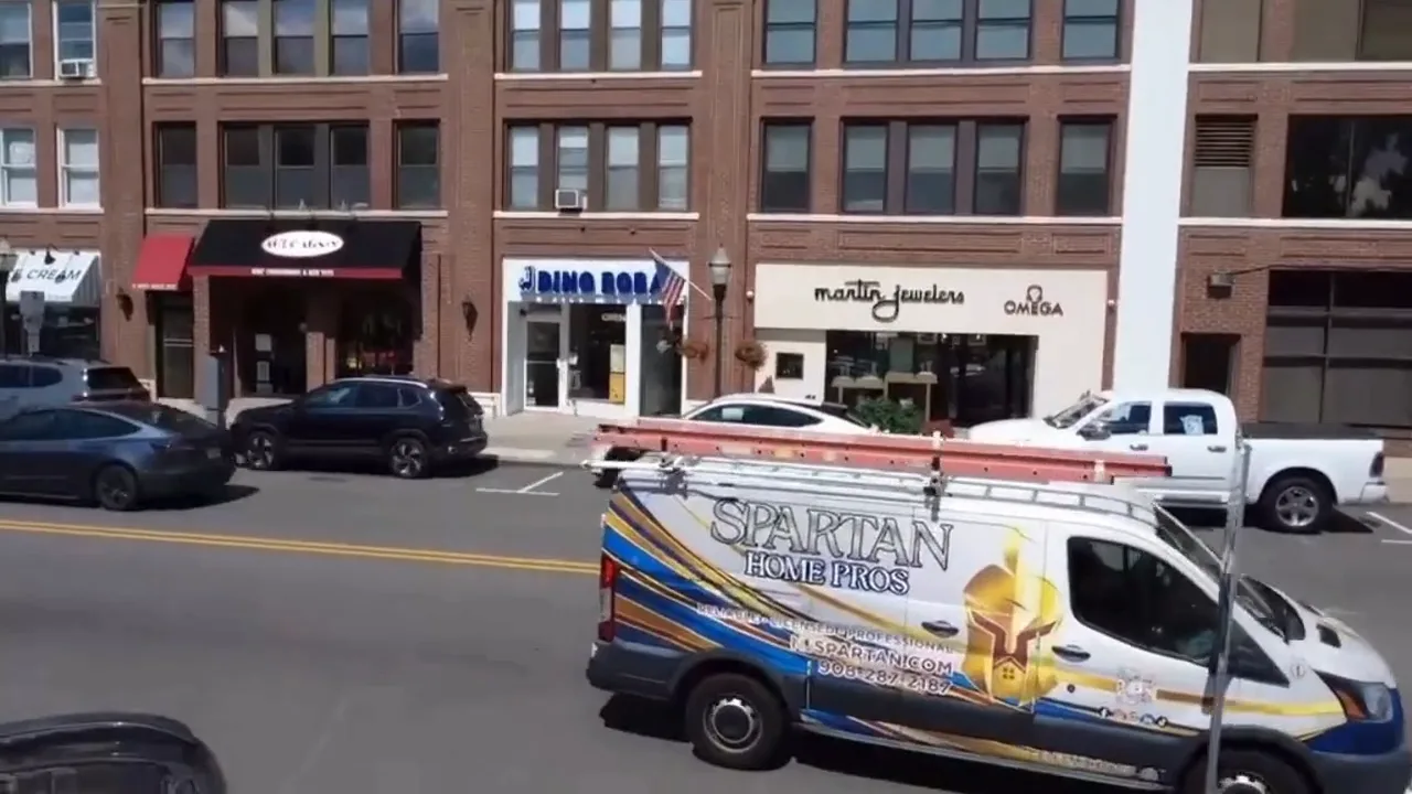 Spartan Home Pros van, electrician in Cranford