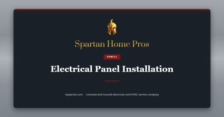 Electrical Panel Installation — Spartan Home Pros, a licensed and insured electrician and HVAC service company in New Jersey.