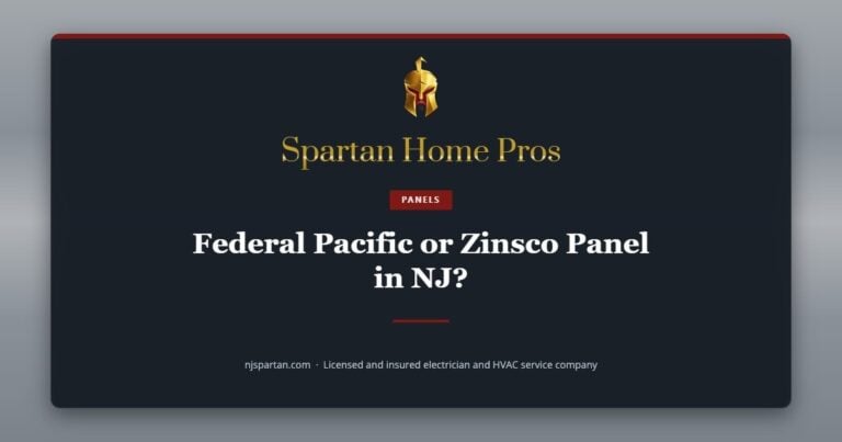 Federal Pacific or Zinsco Panel in NJ? — Spartan Home Pros, a licensed and insured electrician and HVAC service company in New Jersey.